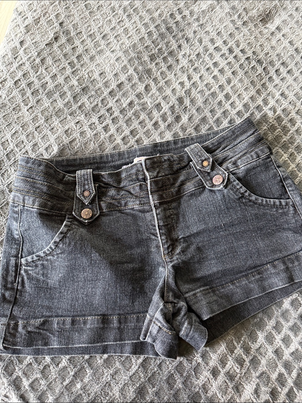 Boom Boom Jeans Cuffed Denim Shorts